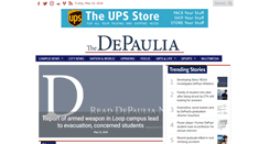 Desktop Screenshot of depauliaonline.com
